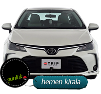 Toyota Corolla kiralık araç Kıbrıs