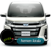 Toyota Noah kiralık araç Kıbrıs