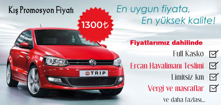 trip rent a car kibris arac kiralama