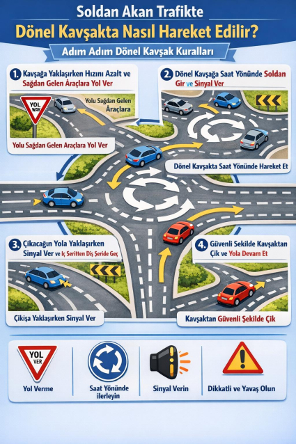 Kıbrıs&rsquo;ta Sağ Direksiyon Ara&ccedil; Kullanımı ve Trafik Kuralları