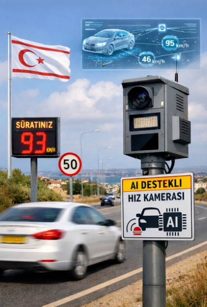 Kıbrıs&rsquo;ta Hız Kameraları ve 2026 Trafik Cezaları Rehberi